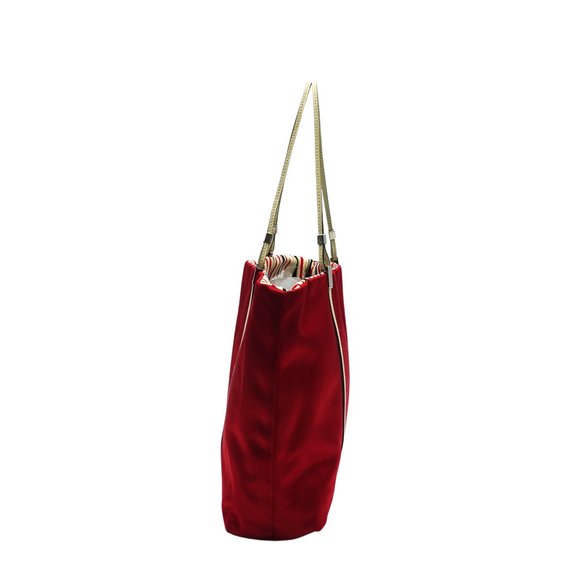 Prada Satin Tote Red - Picture 8 of 15